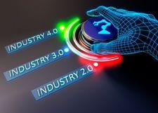 Rendering 3d Del Concetto Di Industria 40